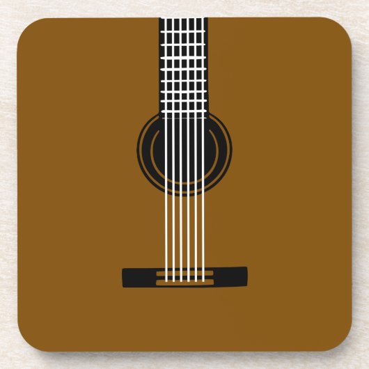 Gitarrist Getränkeuntersetzer (Vorderseite)