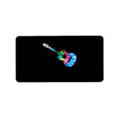 Gitarrist Gift Adressaufkleber (Vorne)