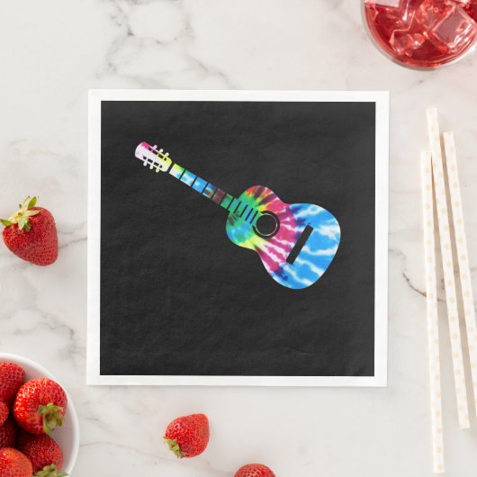 Gitarrist Gift Serviette (Beispiel)