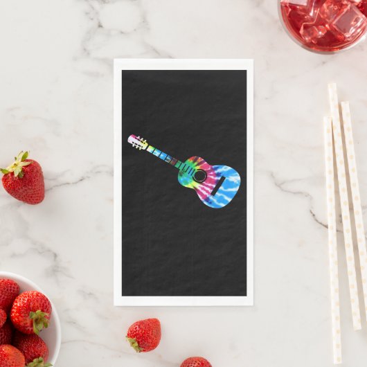 Gitarrist Gift Serviette (Beispiel)