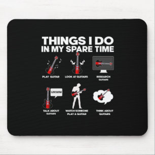 Gitarrist Gitarre Addicdicdicted Gitarrist Music B Mousepad