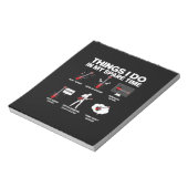 Gitarrist Gitarre Addicdicdicted Gitarrist Music B Notizblock (Rotiert)