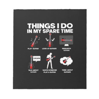 Gitarrist Gitarre Addicdicdicted Gitarrist Music B Notizblock