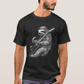 Gitarrist Gitarre - Gitarrenspieler Sloth Vater Ma T-Shirt