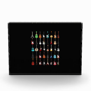 Gitarrist Gitarre Musical Instrument Rock and Roll Fotoblock