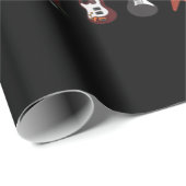 Gitarrist Gitarre Musical Instrument Rock and Roll Geschenkpapier (Rolleneckpunkt)