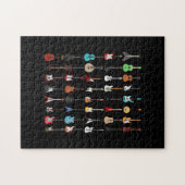 Gitarrist Gitarre Musical Instrument Rock and Roll Puzzle (Horizontal)