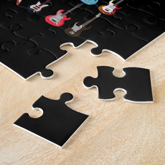 Gitarrist Gitarre Musical Instrument Rock and Roll Puzzle (Seite)