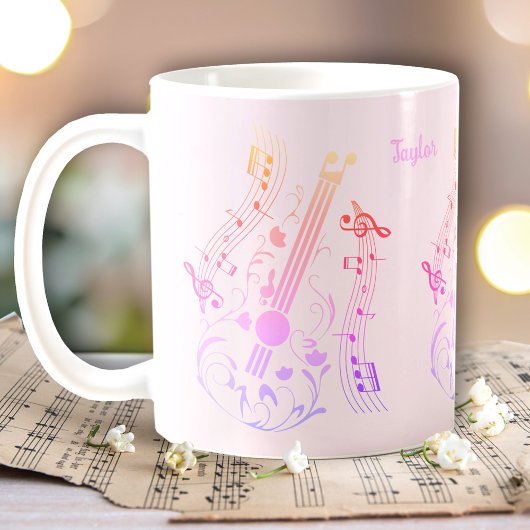 Gitarrist Gitarrist Music Pink Name für sie Kaffeetasse