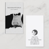 Gitarrist Gitarrist Musiker Musiker Visitenkarte (Vorne/Hinten)