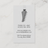 Gitarrist Gitarrist Musiker Visitenkarte (Rückseite)