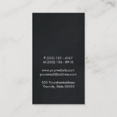 Gitarrist Gitarrist Musiker Visitenkarte (Rückseite)