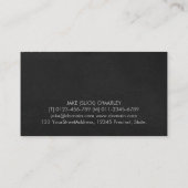 Gitarrist Gitarrist Musiker Visitenkarte (Rückseite)