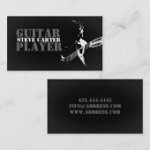 Gitarrist-Gitarrist-Musiker-Visitenkarte Visitenkarte (Vorne/Hinten)