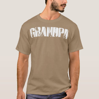 Gitarrist Grandpa Funny Music Guitar Lover Vathers T-Shirt