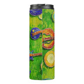 Gitarrist Grüntöne Flasche (Rückseite)