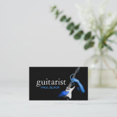 Gitarrist Guitar Instructor Music Instruments Visitenkarte (Stehend Vorderseite)