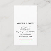 Gitarrist Instrument Music Teacher DJ Event Manage Visitenkarte (Rückseite)