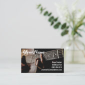 Gitarrist - Lehrer - Texter und Komponist - Band Visitenkarte (Stehend Vorderseite)