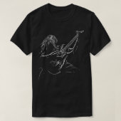 Gitarrist lernen Gitarre spielen kaufen Gitarrenmu T-Shirt (Design vorne)