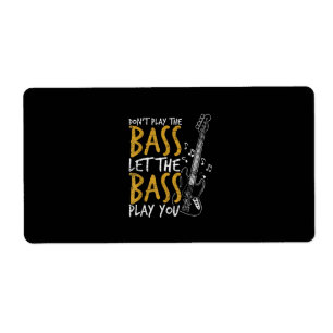 Gitarrist Ließ die Bass Gitarre Geburtstag