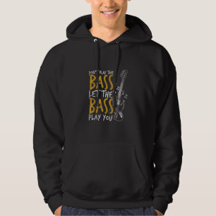 Gitarrist Ließ die Bass Gitarre Geburtstag Hoodie
