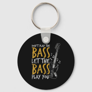 Gitarrist Ließ die Bass Gitarre Geburtstag Schlüsselanhänger