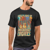 Gitarrist Life Electric Acoustic Gitarre Retro Vin T-Shirt (Vorderseite)