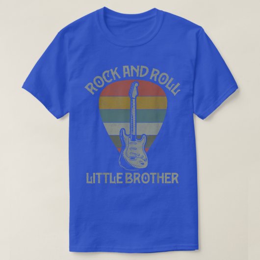 Gitarrist Little Bro Tshirt BrotherVathers Day Gui (Design vorne)
