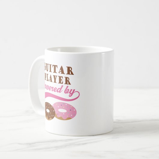 Gitarrist-lustiges Geschenk Kaffeetasse (Vorderseite Links)