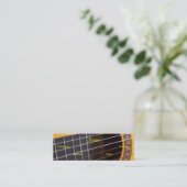 Gitarrist Mini Visitenkarte (Stehend Vorderseite)