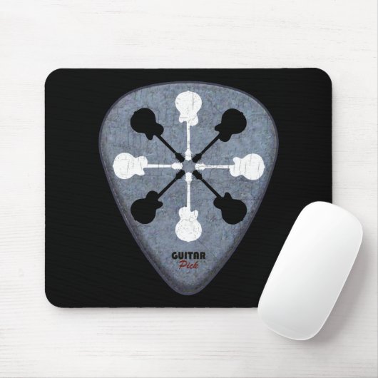 Gitarrist Mousepad (Mit Mouse)