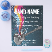 Gitarrist Music Flyer (Einzeln)