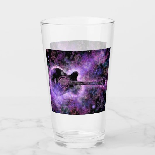 Gitarrist Music Glass Glas (Vorderseite)