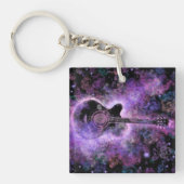 Gitarrist Music Schlüsselanhänger (Vorderseite)