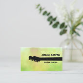 Gitarrist Musical Musical Musical Personalisiert Visitenkarte (Stehend Vorderseite)