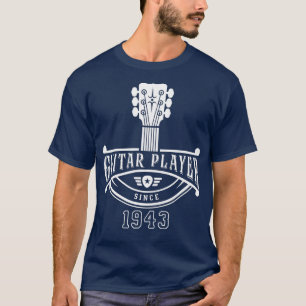GItarrist Musician Gitarre Player seit 1943 Gitarr T-Shirt