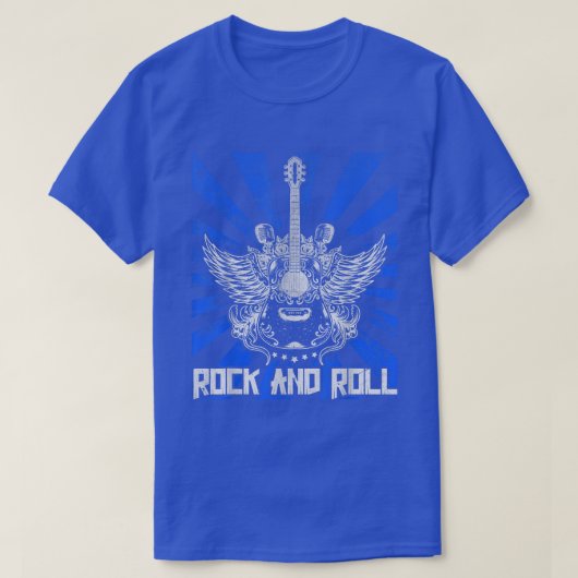 Gitarrist Musician Gitarre Rock und Roll 1507 T-Shirt (Design vorne)