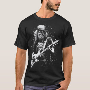 Gitarrist Musiker Konzert Rockmusik Grafik T-Shirt
