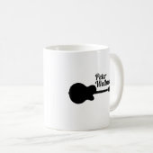 Gitarrist Name Acoustic Guitar Kaffeetasse (VorderseiteRechts)