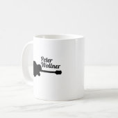 Gitarrist Name Acoustic Guitar Kaffeetasse (Vorderseite Links)
