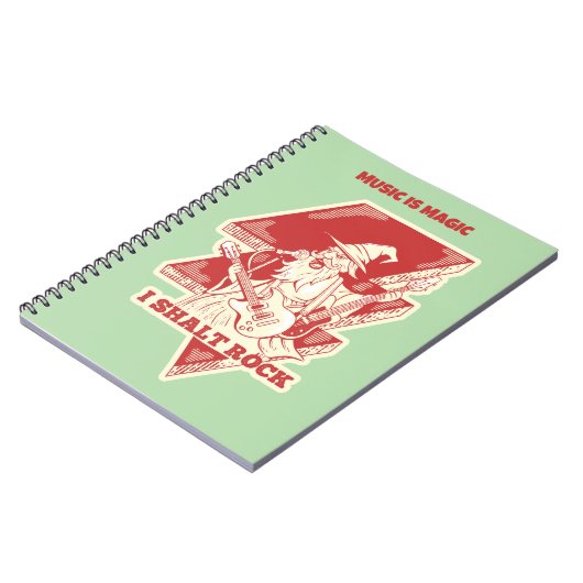 Gitarrist Notizblock (Linke Seite)