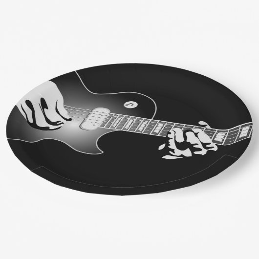 GITARRIST PAPPTELLER (Schrägansicht)