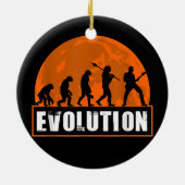 Gitarrist Player Funny Guitar Human Evolution Keramik Ornament (Hinten)