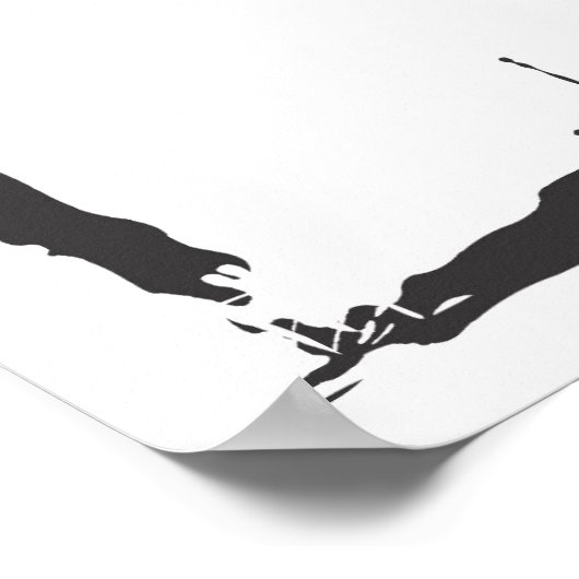 Gitarrist Poster (Ecke)