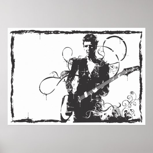 Gitarrist Poster (Vorne)