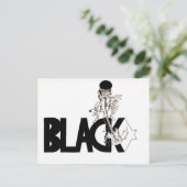 Gitarrist Postkarte (Stehend Vorderseite)