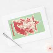 Gitarrist Rechteckiger Aufkleber (Umschlag)