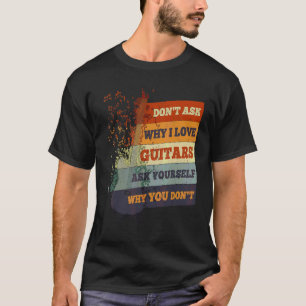 Gitarrist Retro Grunge Vintage Distressed Guitar G T-Shirt