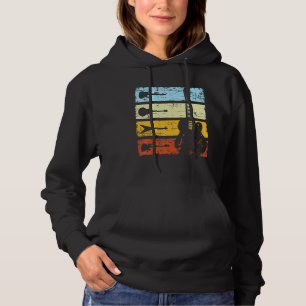 Gitarrist Retro Vintag Guitar Hoodie